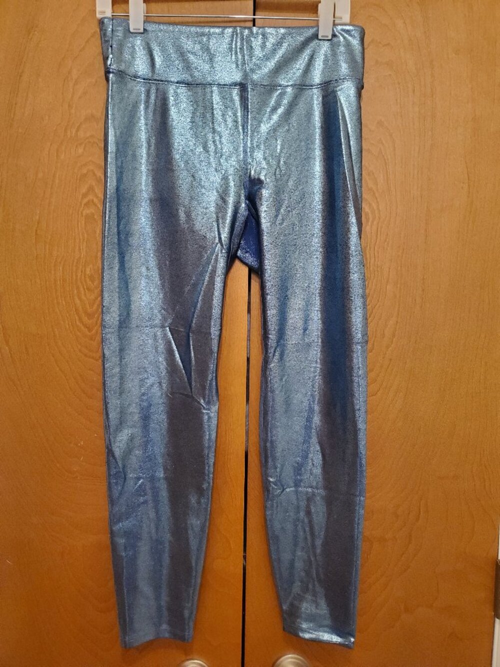 Heroine Sport Light Blue Metallic Leggings